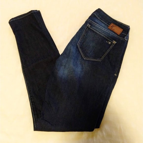 Mavi "Adriana" Mid-Rise Super Skinny Blue Jeans - Picture 2 of 8